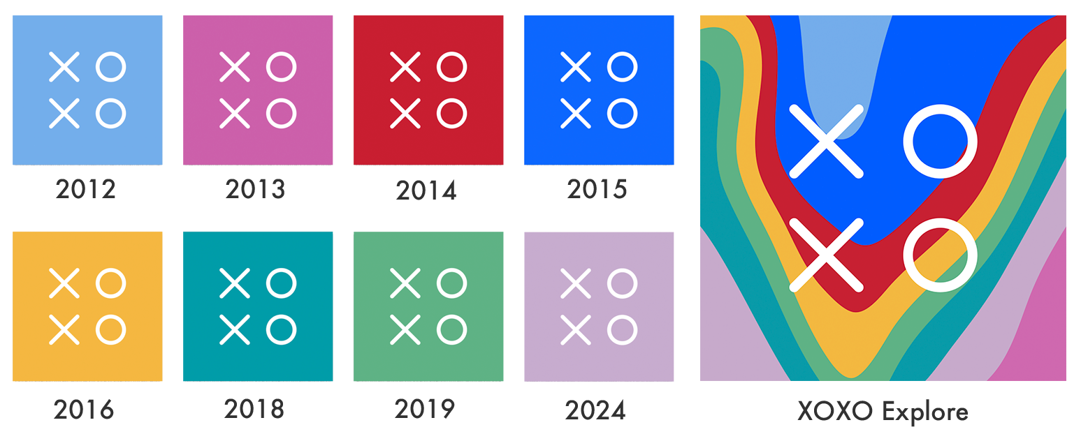 Year colors and new Explore logo